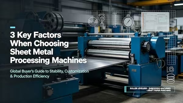 3 Key Factors Global Buyers Should Consider When Choosing Sheet Metal Processing Machines